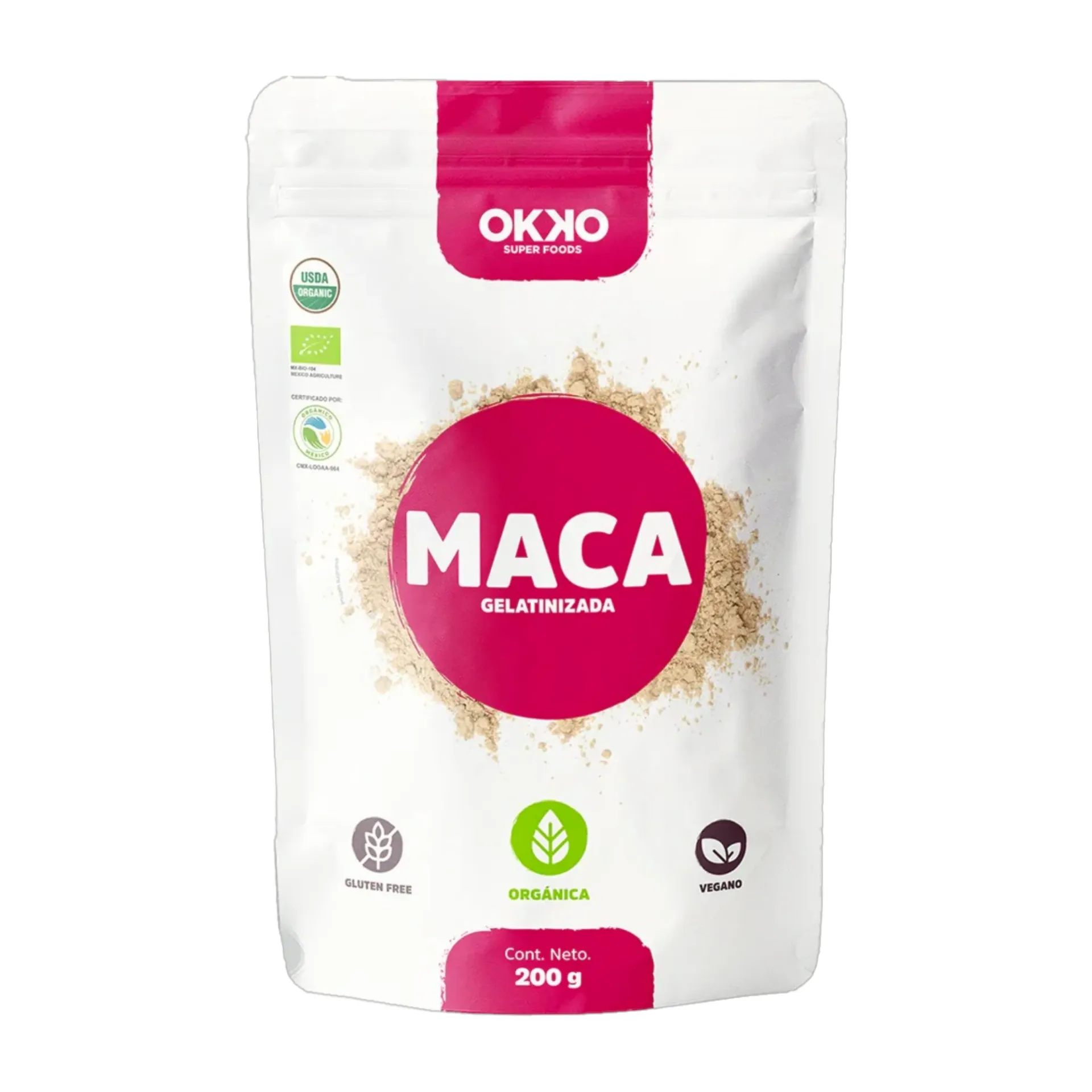 [7503027946564] Maca gelatinizada orgánica 200gr OKKO