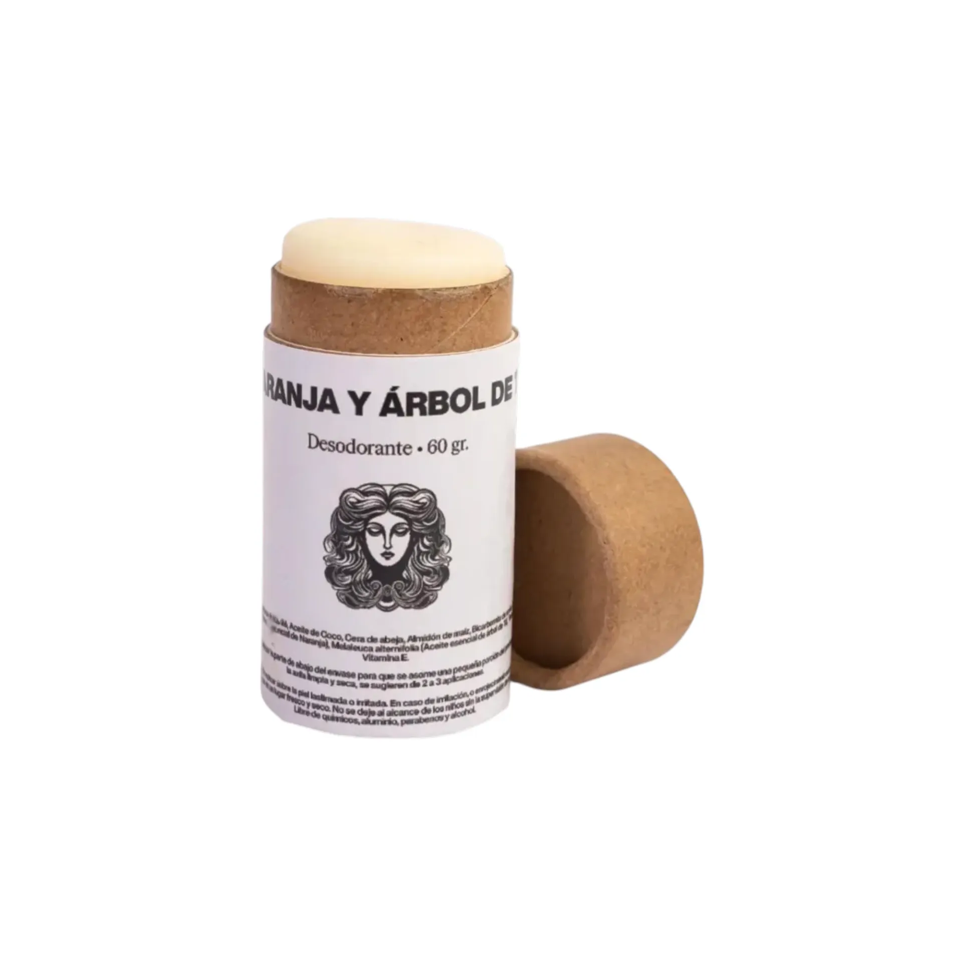 Desodorante de naranja y árbol de té 60gr MISTIFLORA