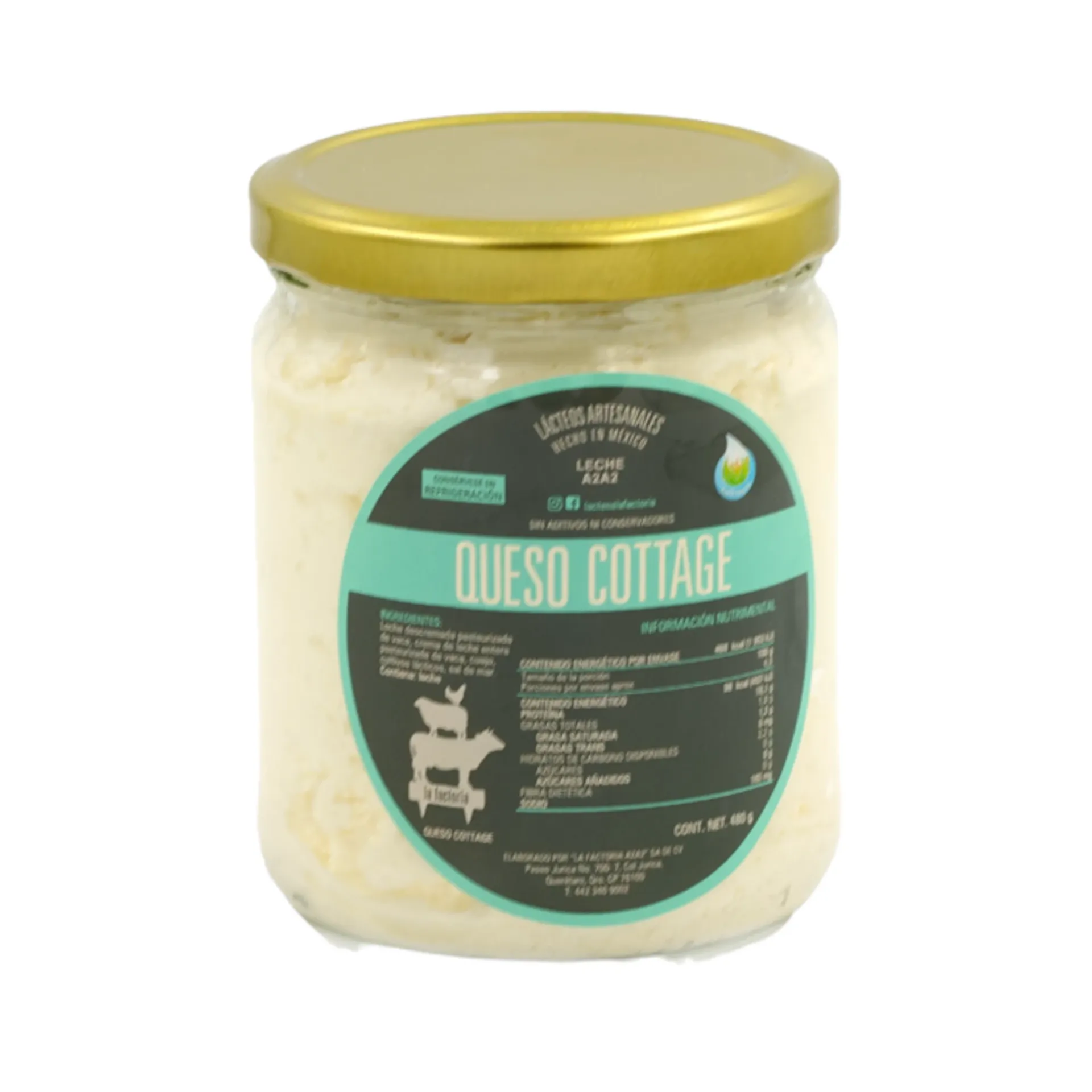 Queso cottage 480gr LA FACTORIA
