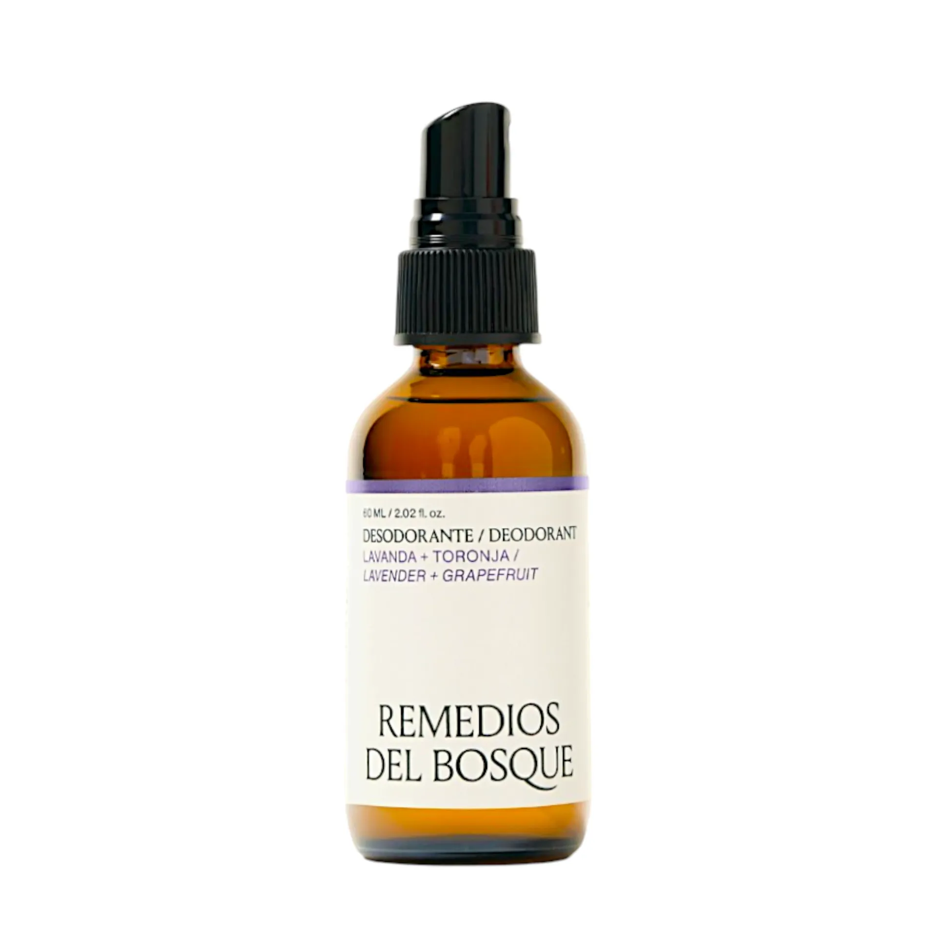 Desodorante lavanda + toronja 60ml REMEDIOS DEL BOSQUE