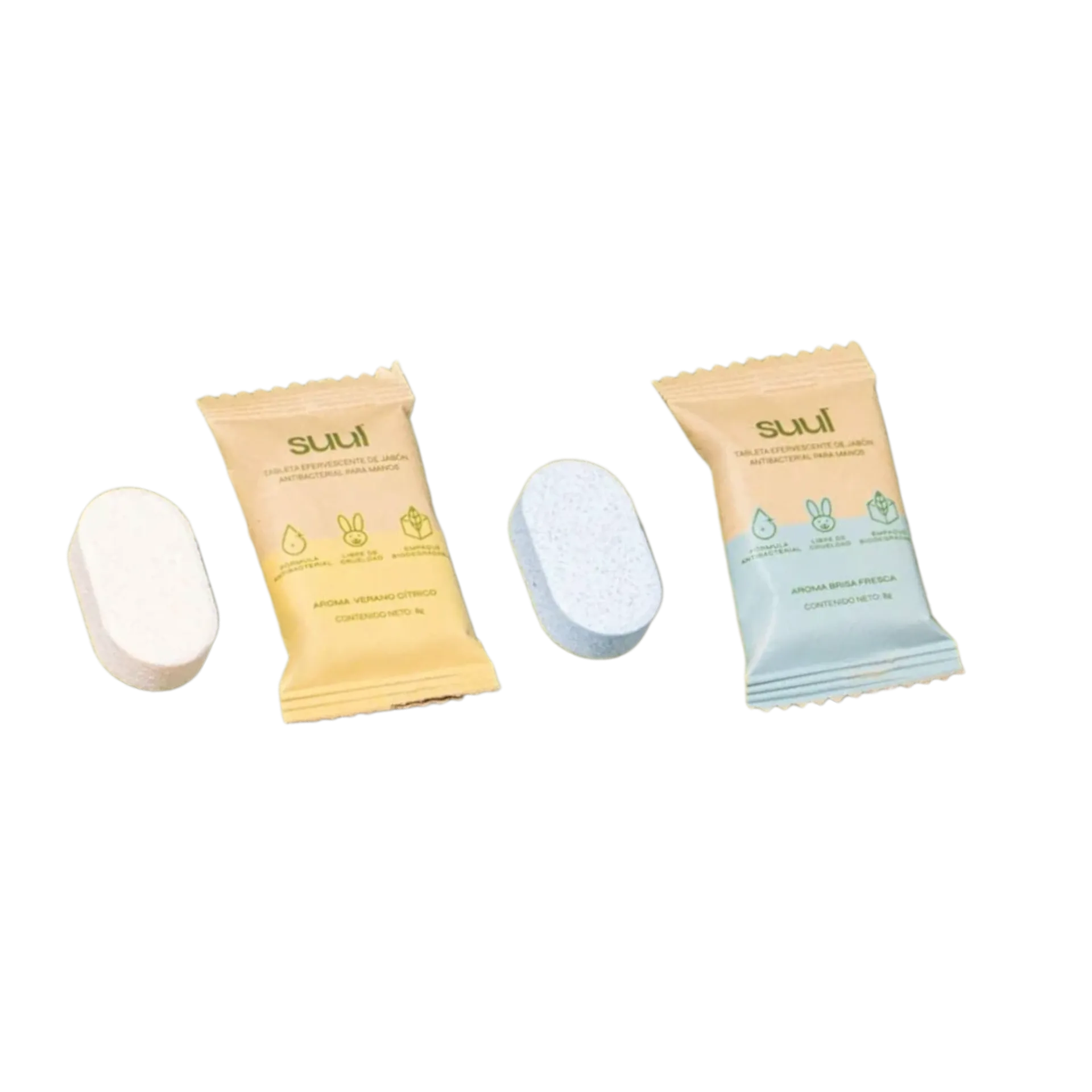Tabletas de jabón de manos Brisa Fresca 65gr SUUL