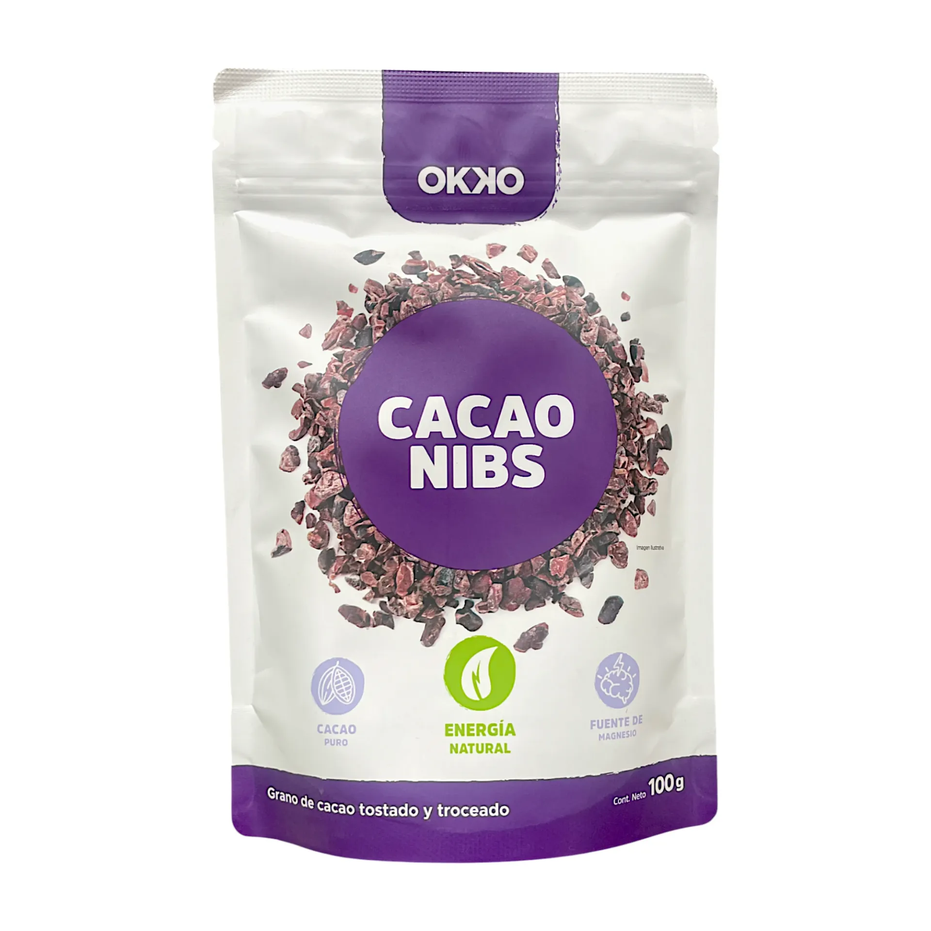 Nibs de cacao 100gr OKKO
