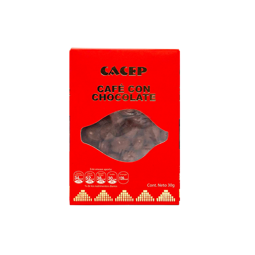 [674896001207] Café con chocolate claro 30gr CACEP 