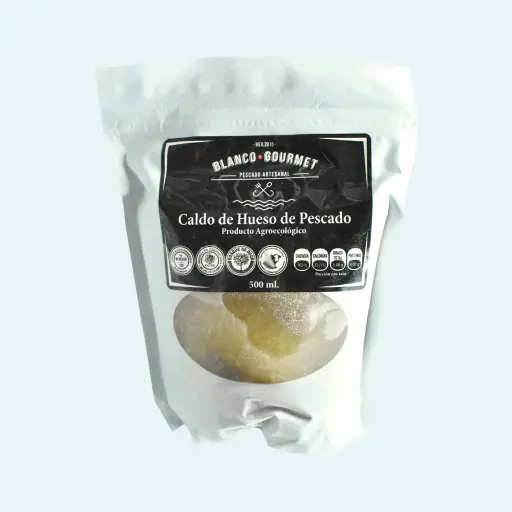 Caldo de hueso de pescado 500ml BLANCO GOURMET