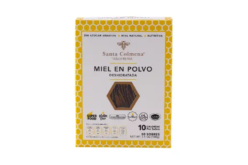 [7500462766429] Caja con miel en polvo de colmena 100gr ABEJA REYNA