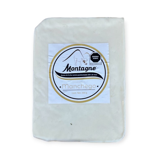 [7503024388350] Queso manchego 500gr MONTAGNE