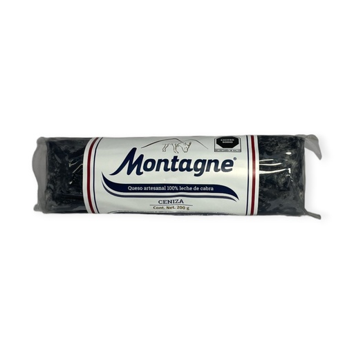 Queso de cabra con ceniza 200gr MONTAGNE