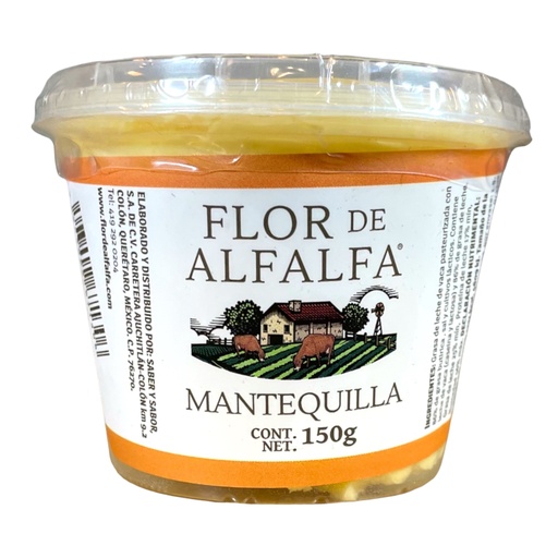 [7503002671306] Mantequilla 150gr FLOR DE ALFALFA 