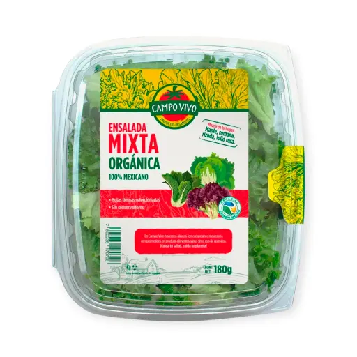 [7502236170708] Ensalada mixta en domo 180gr CAMPO VIVO