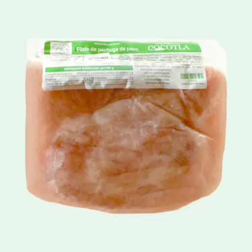 [23523] Filete de pechuga de pavo natural 500gr COCOTLA