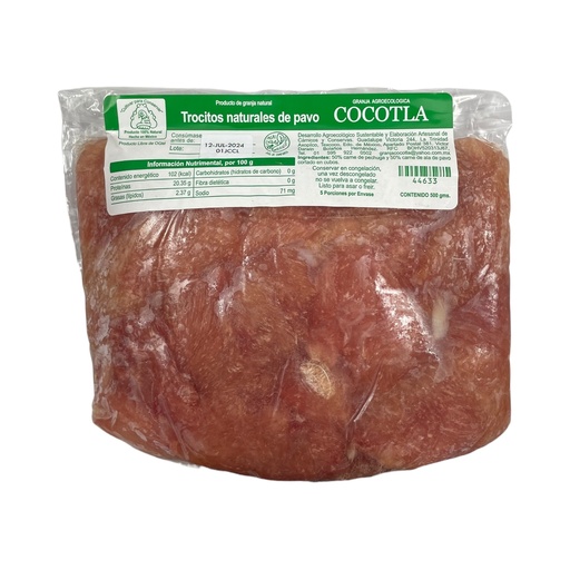 [TROZO] Trocitos naturales de pavo 500gr COCOTLA