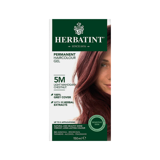 [HM5] Tinte herbal castaño claro caoba 5M 135ml HERBATINT