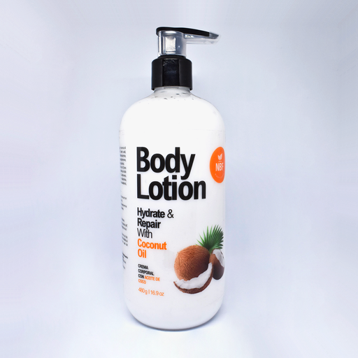 [7503026079638] Loción corporal con aceite de coco orgánico 480ml NBF