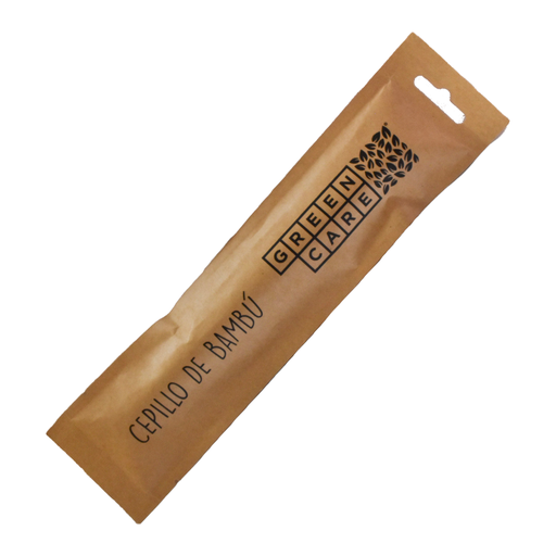 Cepillo dental de bambú de cerdas blancas GREEN CARE