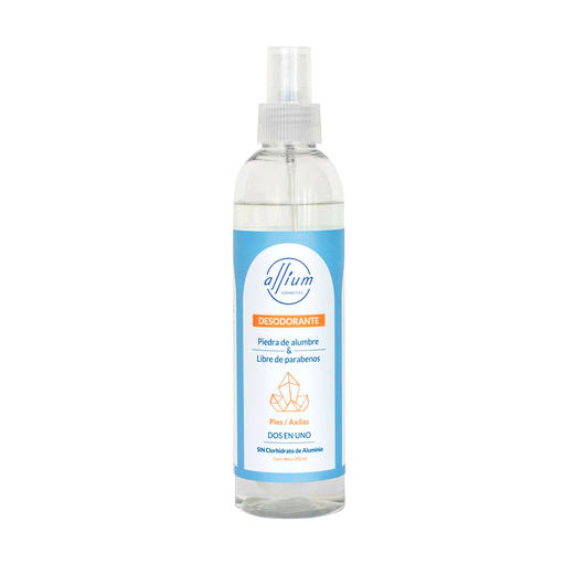 [7500464417541] Desodorante de sales naturales en spray para pies y axilas 250ml ALLIUM