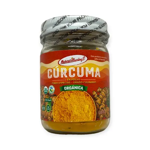 [7502280880189] Cúrcuma longa orgánica 60gr NATURE´S BLESSINGS