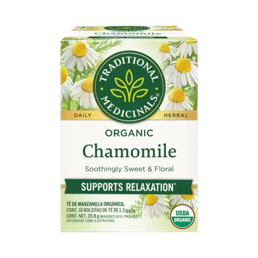 [1566] Té orgánico de manzanilla (16 sobres) 20.8gr TRADITIONAL MEDICINALS