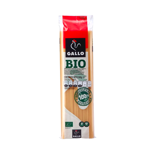 [GA66B] Spaghetti biológico 450gr GALLO