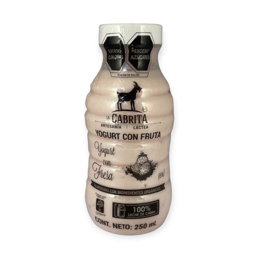 [7503009134309] Yoghurt de cabra sabor fresa 250ml LA CABRITA