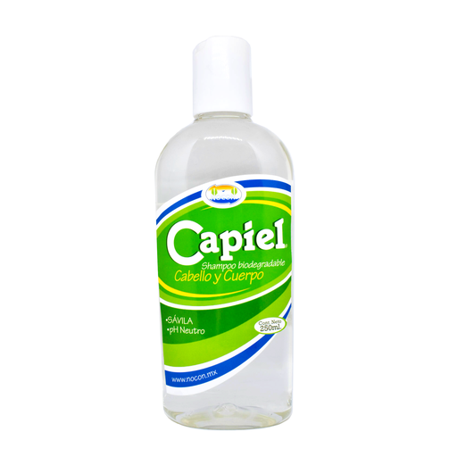 [7502225010459] Shampoo para cabello y piel Capiel 250ml NOCON