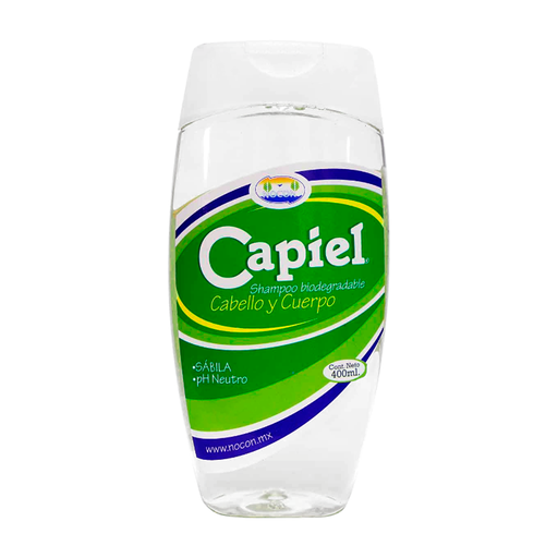 [7502225010046] Shampoo para cabello y piel Capiel 400ml NOCON
