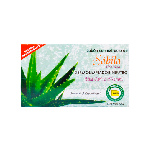[7503011486540] Jabón de sábila 125gr GARCÍA
