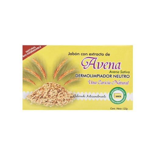 [7503011486519] Jabón de avena 125gr GARCÍA