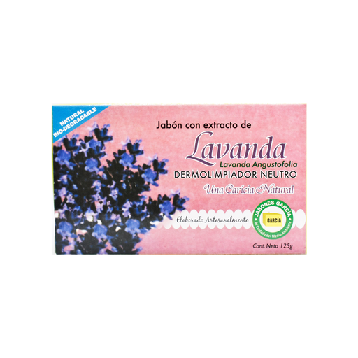 [7503011486571] Jabón de lavanda 125gr GARCÍA