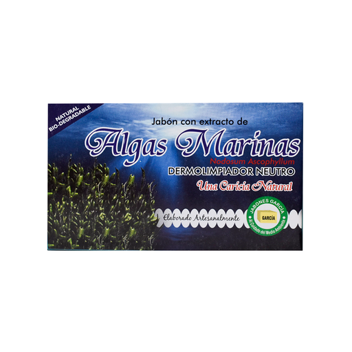 [7503011486595] Jabón de algas marinas 125gr GARCÍA