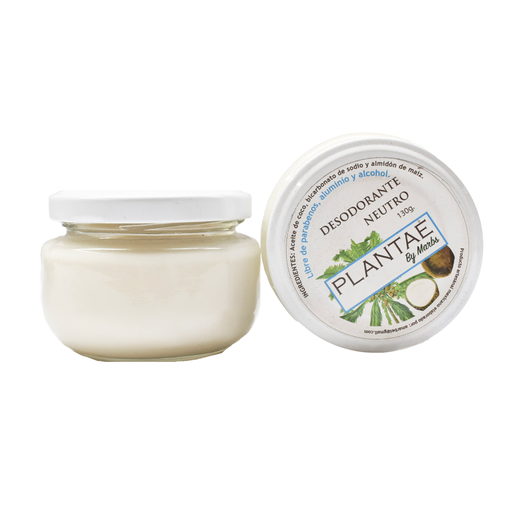 Desodorante neutro en frasco 130gr PLANTAE