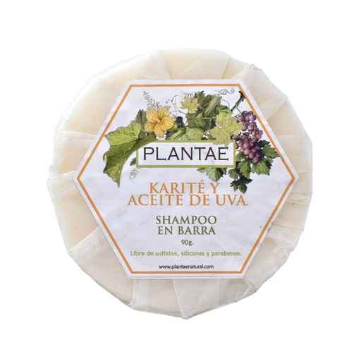 Shampoo de karité sólido 90gr PLANTAE