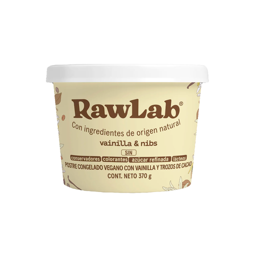 [7500464521378] Postre vegano Vainilla & nibs 16oz RAWLAB