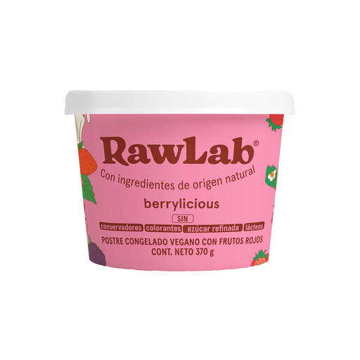 [7503032582054] Postre vegano Berrylicious 16oz RAWLAB