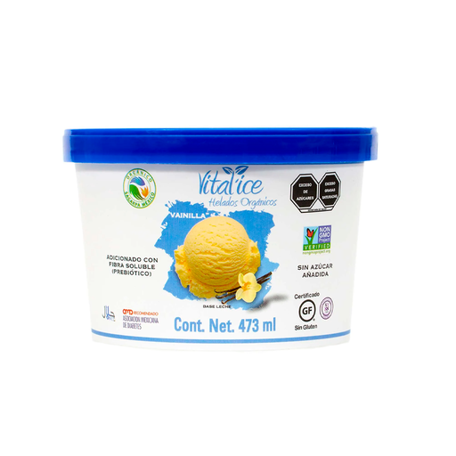 [7502258961100] Helado de vainilla 473ml VIVENTE