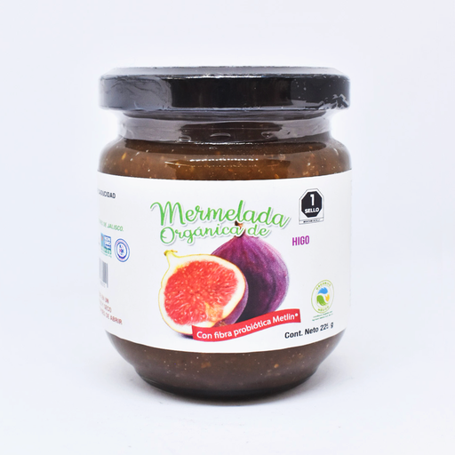 [7502258966020] Mermelada orgánica de higo 225gr VIVENTE