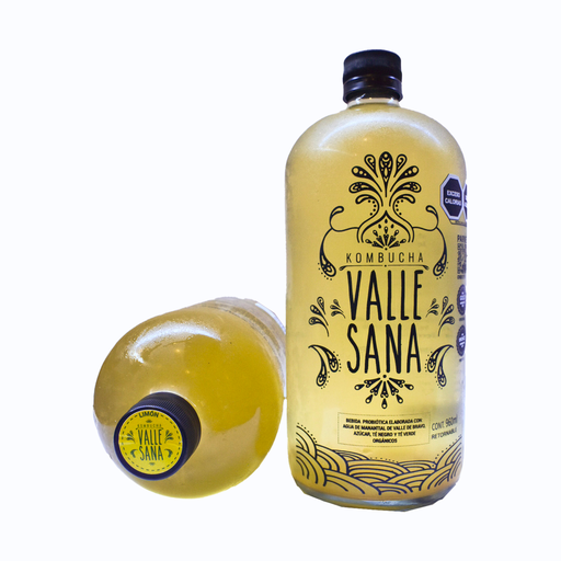 [710859064725] Kombucha de limón 960ml VALLE SANA