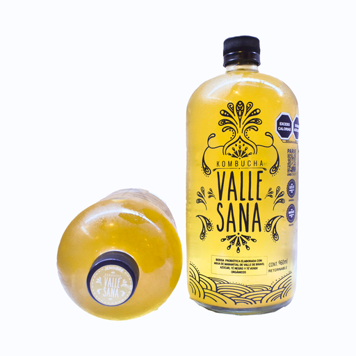 [764283063380] Kombucha de jengibre 960ml VALLE SANA