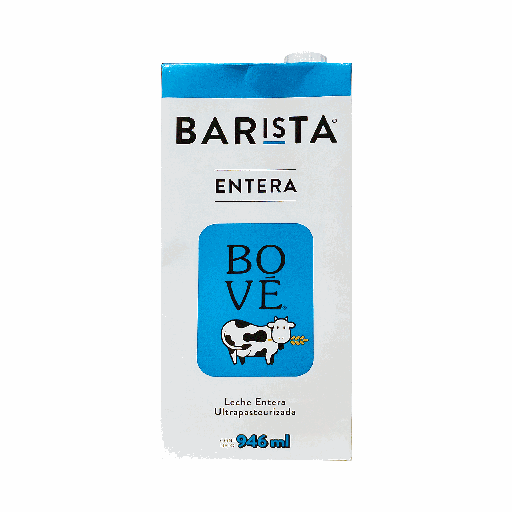 Leche entera BARISTA 946ml  BOVE