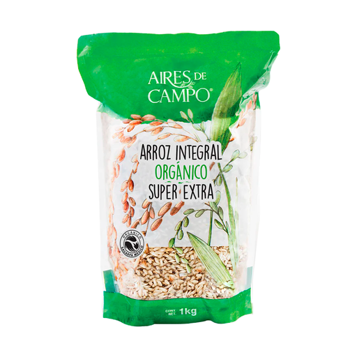 Arroz integral orgánico 1kg AIRES DE CAMPO