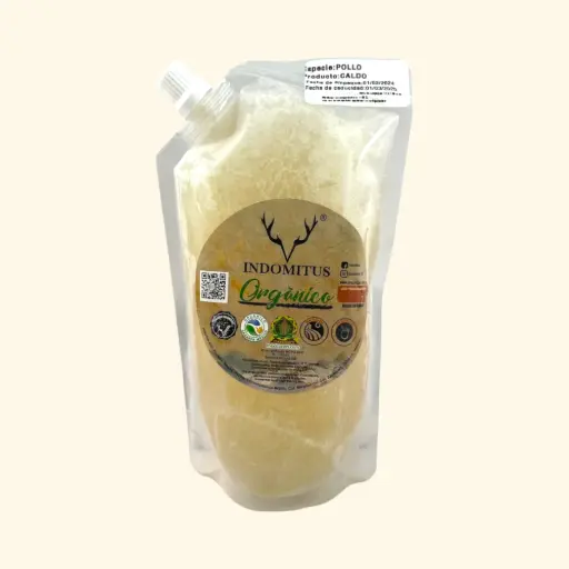 Caldo de huesos de pollo 500ml INDOMITUS