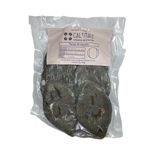 Tlacoyos de requesón 6pz CAL Y MAÍZ