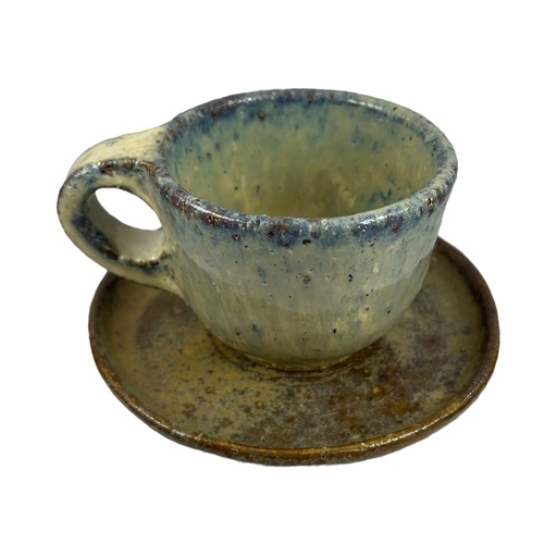 Taza expreso con plato 