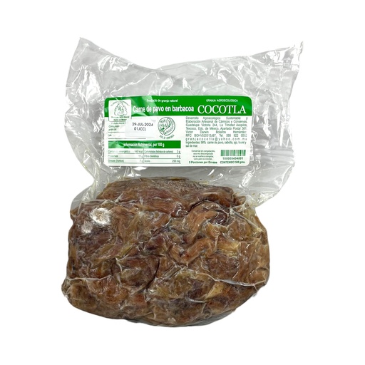 [100005434001] Barbacoa de pavo 500gr COCOTLA