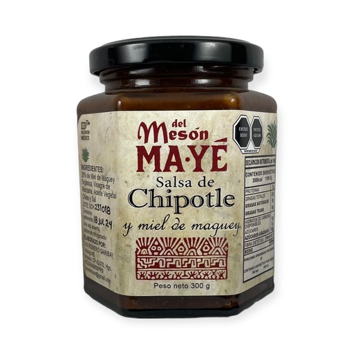 [7500463302046] Salsa de chipotle y miel de maguey 300gr MAYE