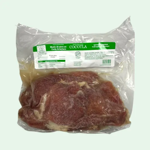[1000065432] Muslo de pavo en corte arrachera 500gr COCOTLA