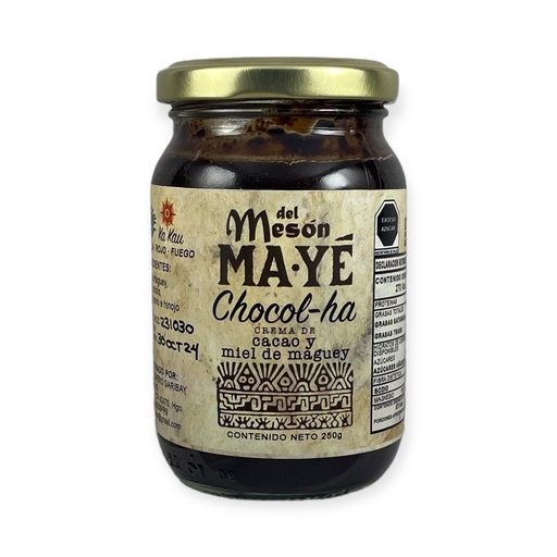 Crema de cacao y miel de maguey 250gr MAYE