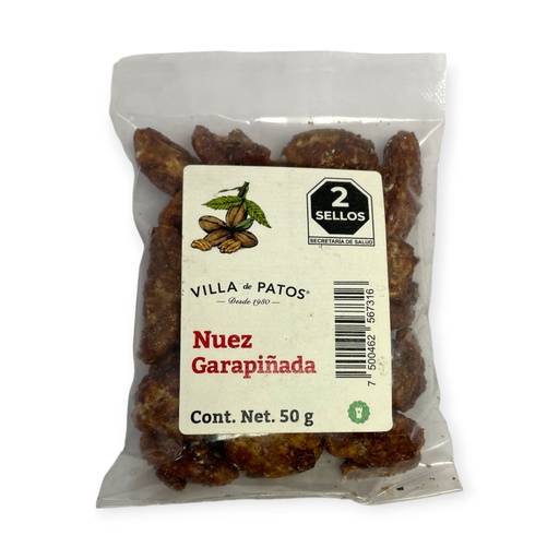 [7500462567316] Nuez garapiñada 50gr VILLA DE PATOS