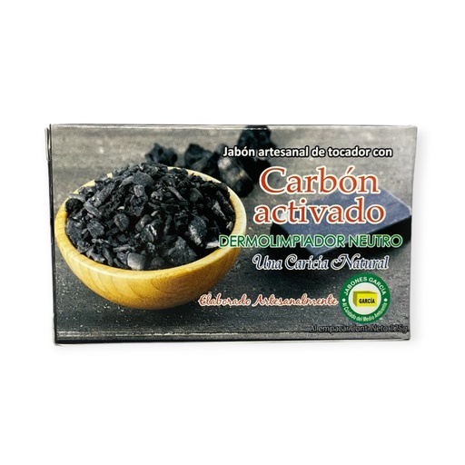[7503011486632] Jabón de carbón activado 125gr GARCÍA