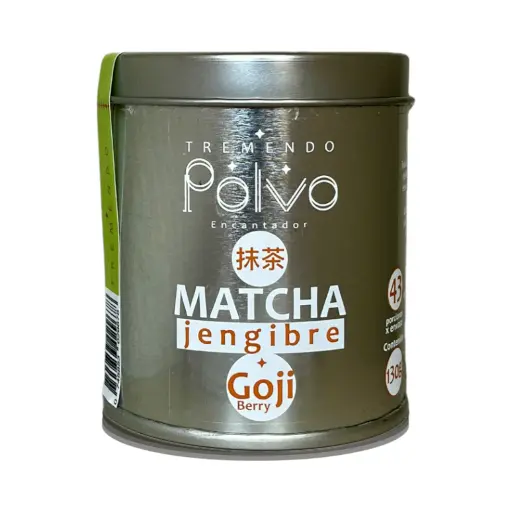 [745853029678] Matcha en polvo con jengibre y goji berry 130gr TREMENDO POLVO