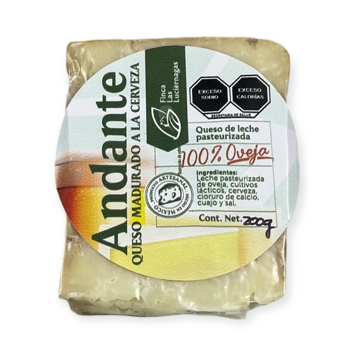 Queso de oveja Andante 200gr FINCA LAS LUCIERNAGAS